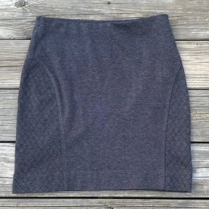 SimplyVera Vera Wang charcoal Gray stretch skirt